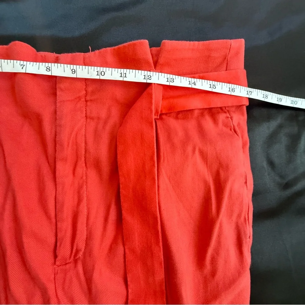 Banana‎ Republic High-Rise Wide-Leg Linen-Cotton Pant Size 12